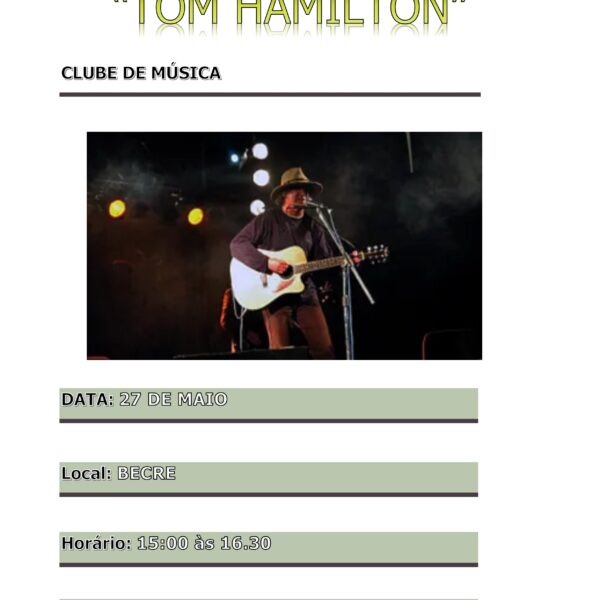 Read more about the article “À conversa com o músico Tom Hamilton”