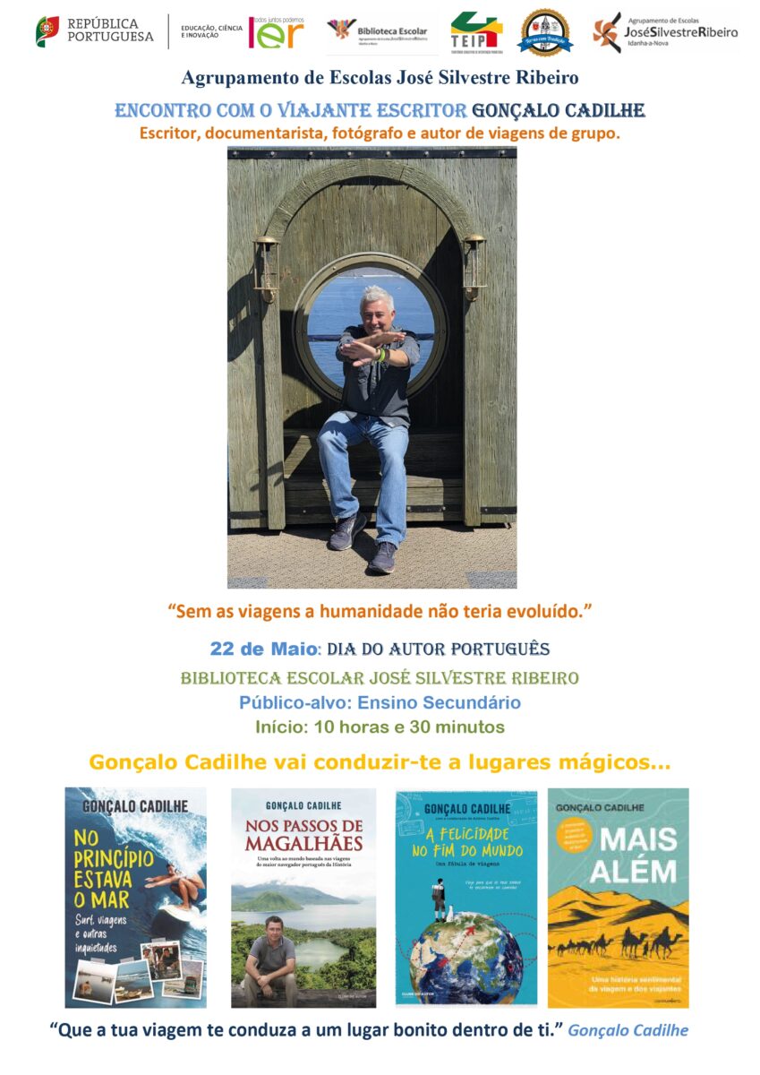Read more about the article Gonçalo Cadilhe – Dia do Autor Português